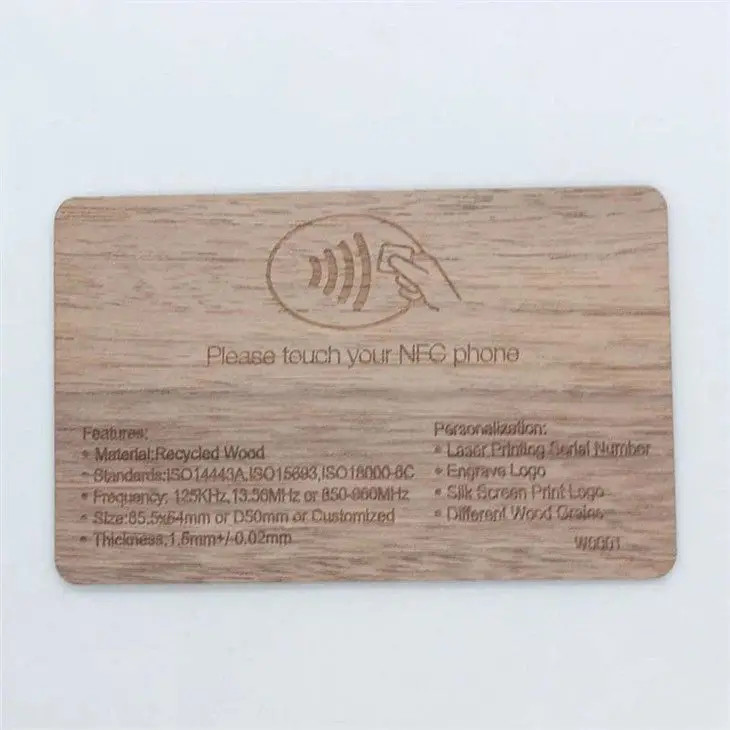 Bamboo NFC Card - Image 3