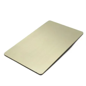 Brushed Gold Credit Card